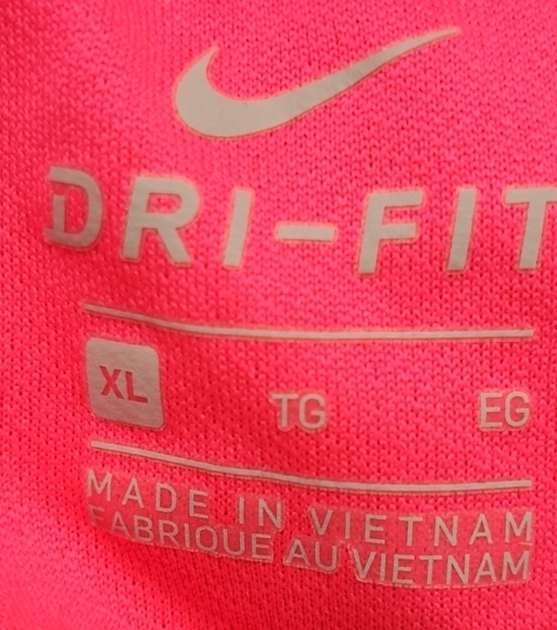 Nike Girl's Pink Athletic Shorts   Size XL - Picture 4 of 5